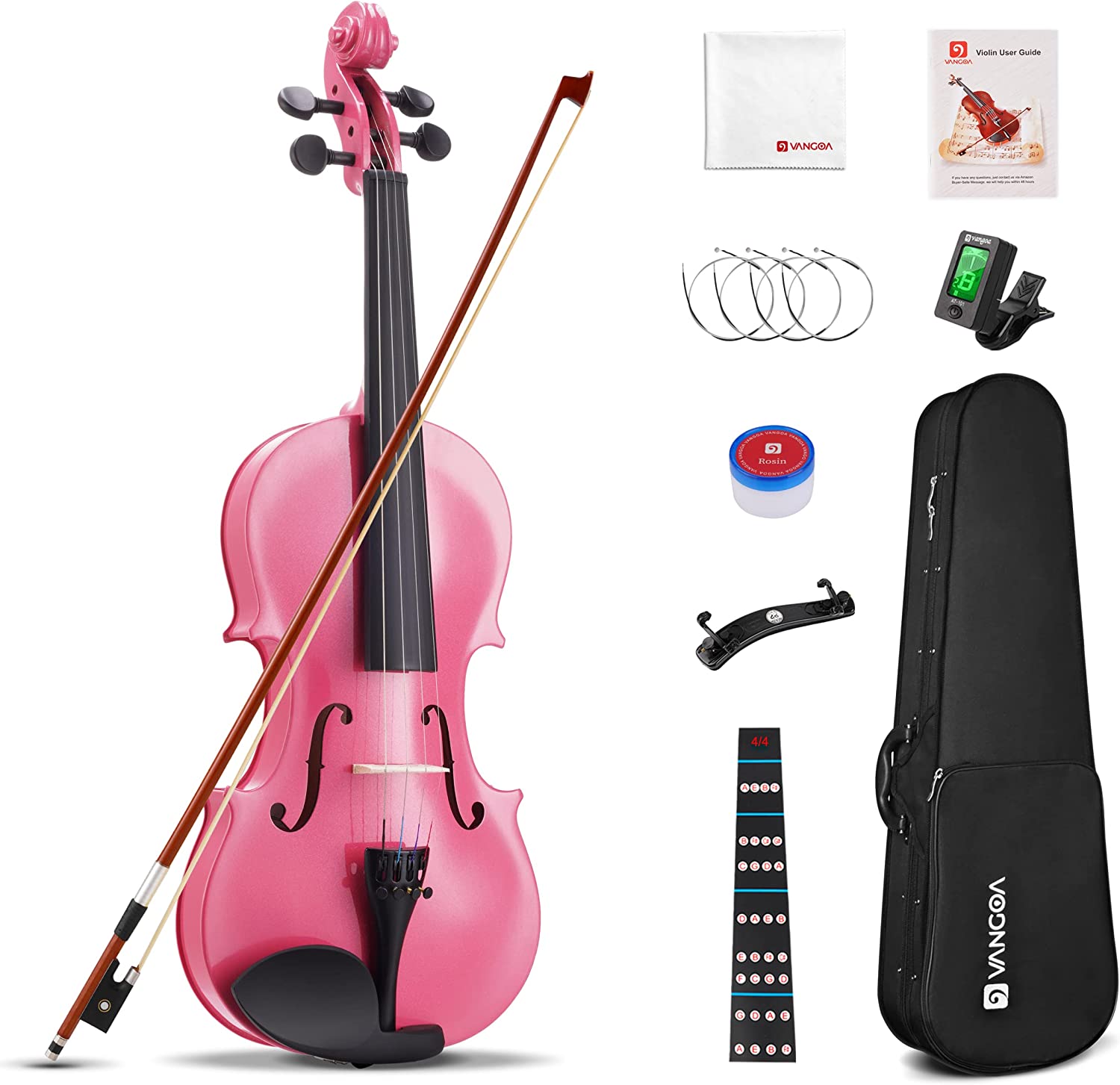 Vangoa Acoustic Violin for Beginners 3 4