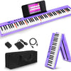 [🇺🇸🇬🇧🇩🇪🇫🇷🇮🇹🇪🇸]Vangoa VGD882 Folding Piano Keyboard Portable 88 Keys Purple