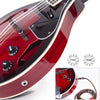 [🇺🇸🇨🇦]Vangoa A Style Acoustic Electric Mandolin Musical Instrument 8 String Red Sunburst