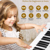 [🇺🇸🇬🇧]Vangoa VGD882 Folding Piano Keyboard Portable 88 Keys White