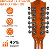 [available on Amazon]Vangoa 12 String Acoustic Electric Guitar Natural