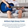 [available on Amazon]Vangoa 41 Inch Acoustic Guitar Full Size Blue