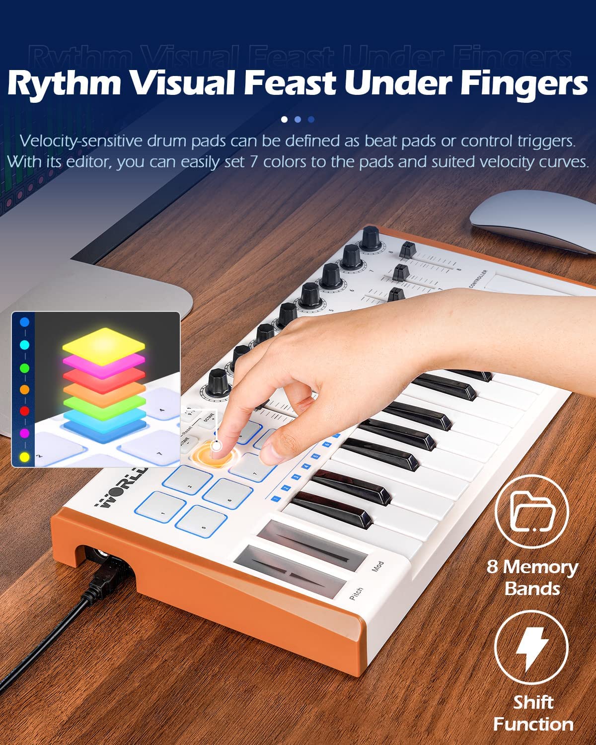 Keyboard and online beat pad