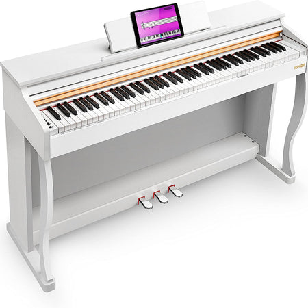 White outlet casio piano