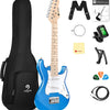 [available on Amazon]Vangoa 30 Inch Kids Electric Guitar with Digital Tuner Blue