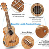 [available on Amazon]Vangoa Soprano Ukulele 21 inch Mahogany Uke with Equalizer Starter Kit