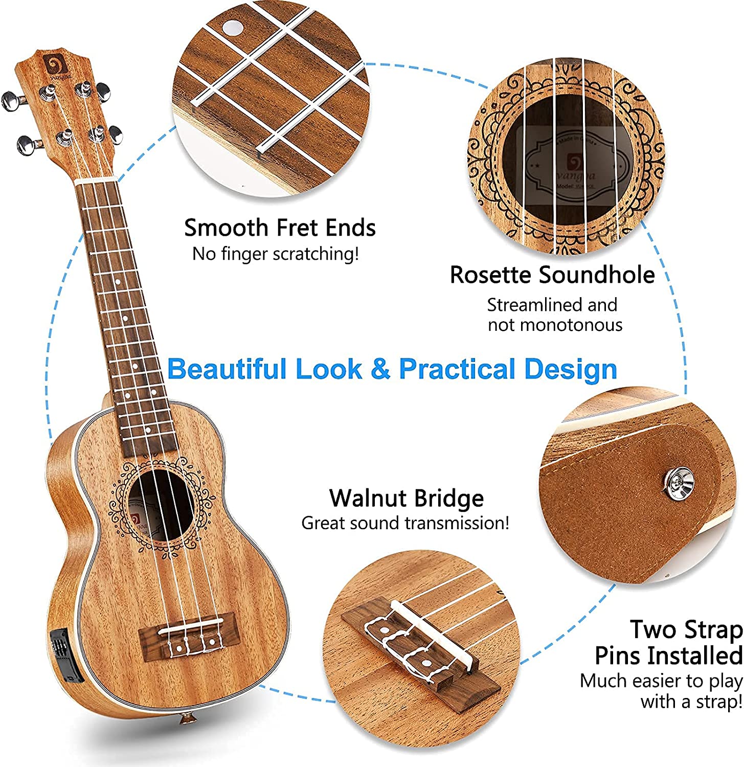 Vangoa ukulele clearance