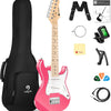 [available on Amazon]Vangoa 30 Inch Kids Electric Guitar with Digital Tuner Pink