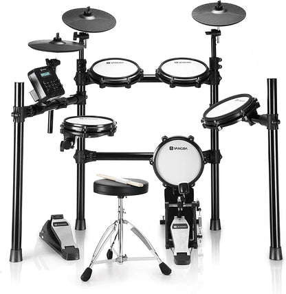 Vangoa VED-A200 8 Piece Electronic Drum Set for Beginner with 480 Sounds