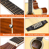 [available on Amazon]Vangoa 12 String Acoustic Electric Guitar Natural