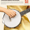 [available on Amazon]Vangoa VBU-20 Banjo Ukulele Concert 23 Inch 4 String Banjolele with Armrest