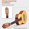 [ON SALE@🇩🇪🇫🇷🇮🇹🇪🇸][available on Amazon]Vangoa Klassische Gitarre, 36 Zoll Nylonsaiten-Akustikgitarre für Anfänger, Spanische Gitarre in 3/4 Größe mit Mahagoniholz und Sapel, Mit Gigbag, Pedal, Stimmgerät, Kapodaster, Ersatzsaiten