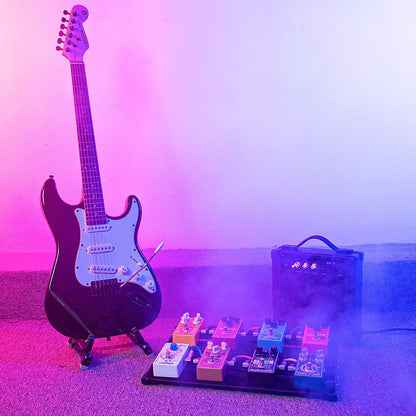 Vangoa Basic VPB30 Gitarren-Pedalboard mit Tragetasche, Aluminiumlegierung, ultradünn, 1,1 kg 