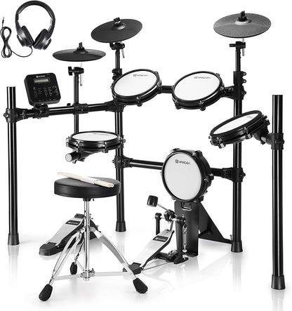 Vangoa VED-A200 8 Piece Electronic Drum Set for Beginner with 480 Sounds