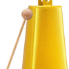 [available on Amazon]Vangoa 8 Inch Cow Bell With Mallet Beater Sticks Gold