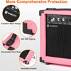 [available on Amazon]Vangoa Electric Guitar Amp 10W Pink