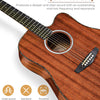 [available on Amazon]Vangoa VG-1 Brown Acoustic Guitar 41 Inch Full Size Glossy Sapele