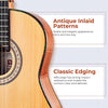 [ON SALE@🇩🇪🇫🇷🇮🇹🇪🇸][available on Amazon]Vangoa Klassische Gitarre, 36 Zoll Nylonsaiten-Akustikgitarre für Anfänger, Spanische Gitarre in 3/4 Größe mit Fichtendecke und Sapel, Mit Gigbag, Pedal, Stimmgerät, Gurt, Kapodaster, Ersatzsaiten
