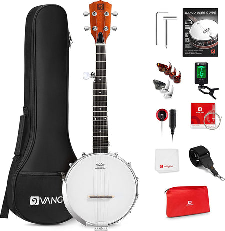 available on Amazon]Vangoa Open Back Banjo 5 String Full size with Fr