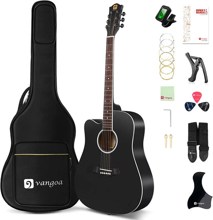 Vangoa Left Handed Acoustic Guitar 41 Inch - Vangoa