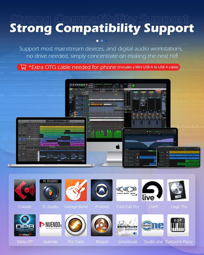 Vangoa MIDI Keyboard Controller 25 Keys - Vangoa