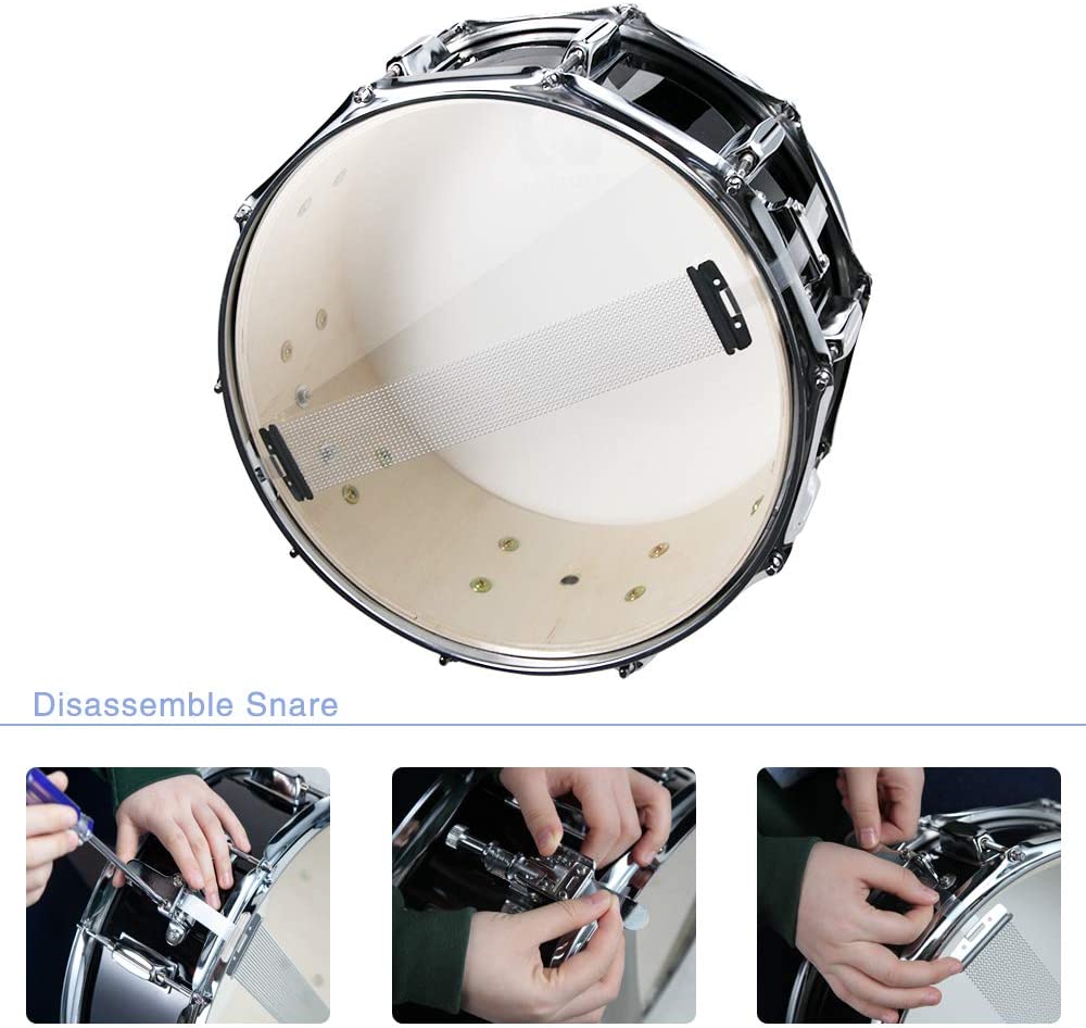 Vangoa Snare Drum Set for Kids 14 Inch 10 Lugs - Vangoa