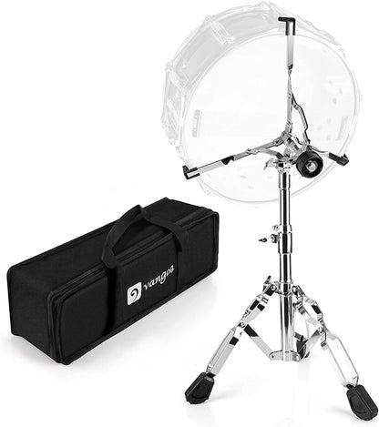 Vangoa Snare Drum Stand Adjustable Height with Carrying Bag Fit 10" to 15" Dia Drums - Vangoa