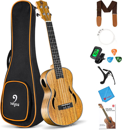 Vangoa Tenor Ukulele 26 Inch Acoustic Walnut Uke - Vangoa