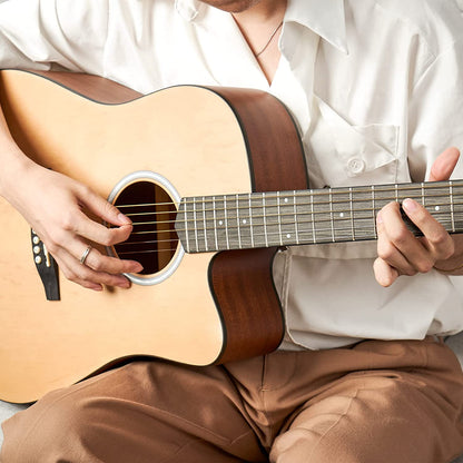 Vangoa VG - 1 Matte Acoustic Guitar 41 Inch Right Hand Natural - Vangoa